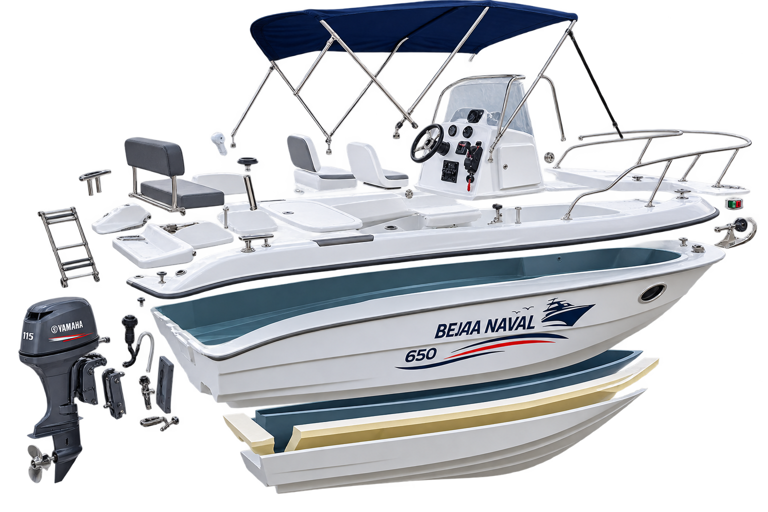 Personnalisation bateau Bejaia Naval